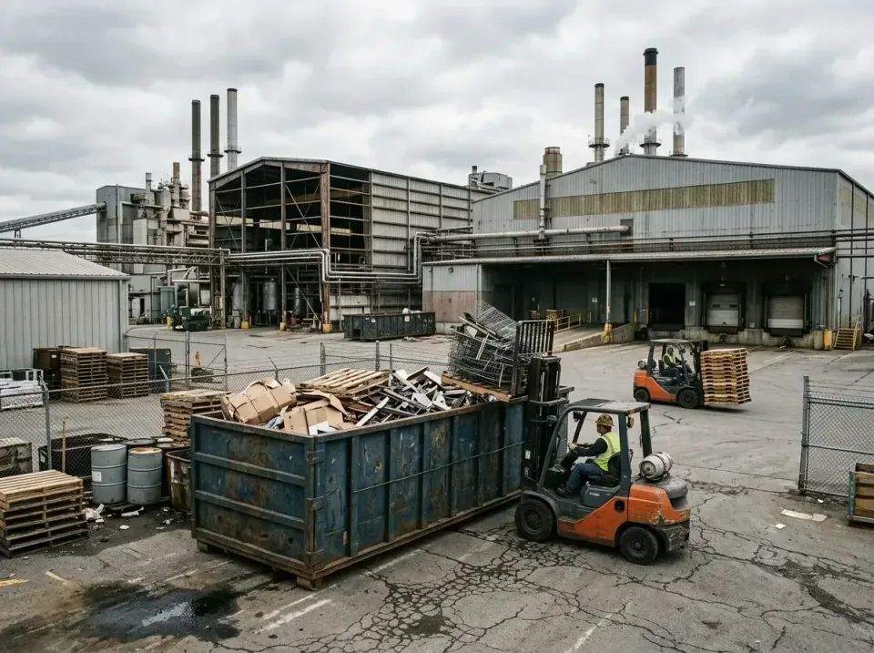 industrial-factory-scrap-conta-003 — frequently asked questions, Cheap Roll-off Dumpster Rentals in Lake Caroline, VA